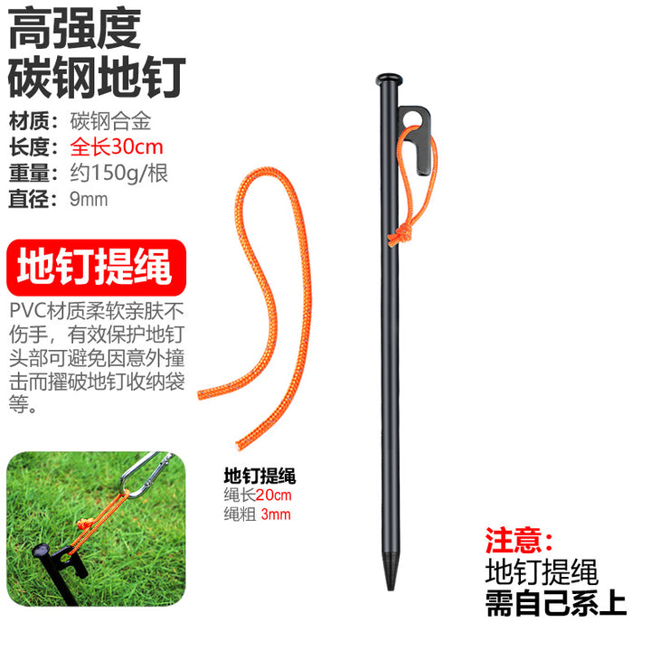 robust steel peg for tent anchoring Bowlift