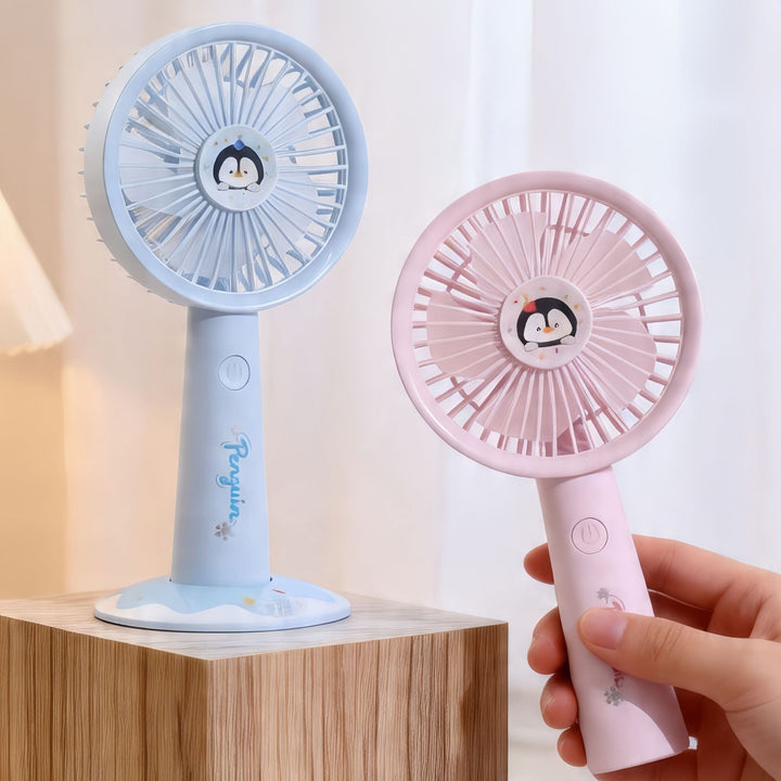 Women's Portable High-Performance Fan with USB Connection and Variable Speed Control Bowlift