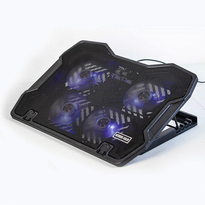 Laptop cooler with quattro fans and RGB lighting Bowlift