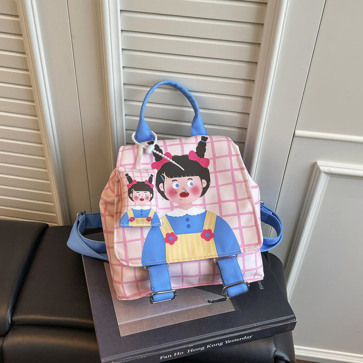 Illustrated Children’s Canvas Backpack