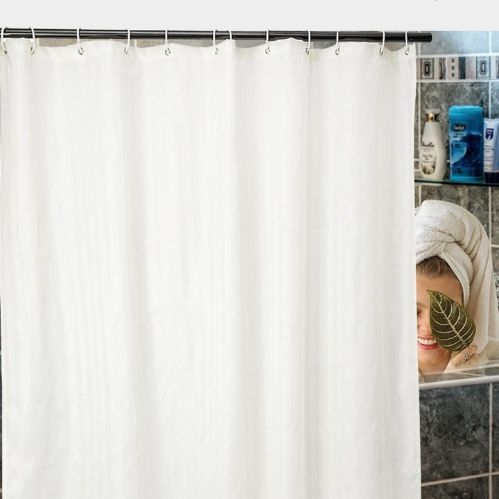Premium Privacy Shower Curtain Bowlift
