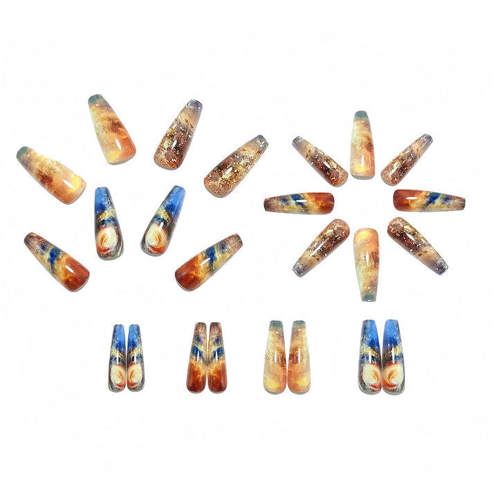 Glamorous Art Nails In Creative Galaxy Design Bowlift