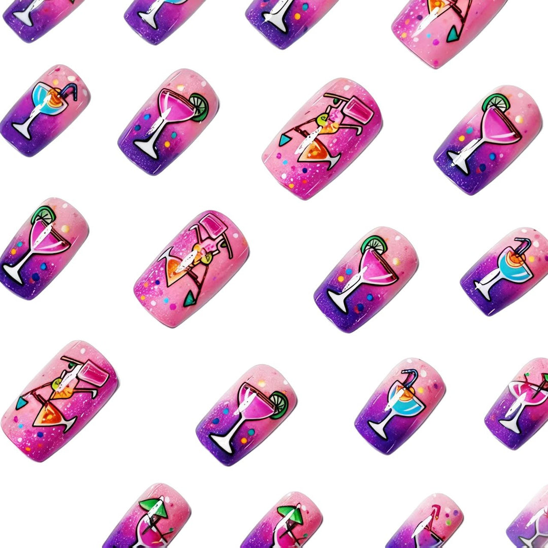 Summer Cocktail Nail Art Bowlift
