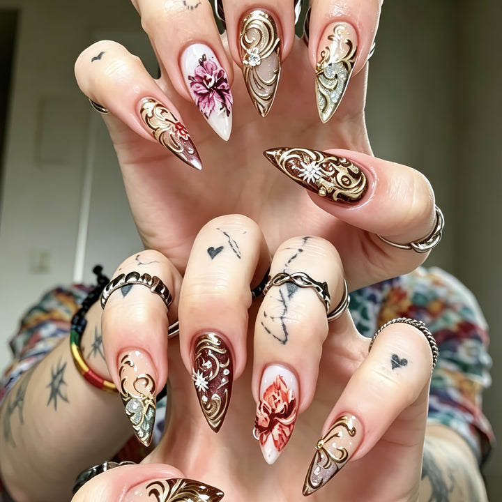 Artificial Nails Set Bowlift