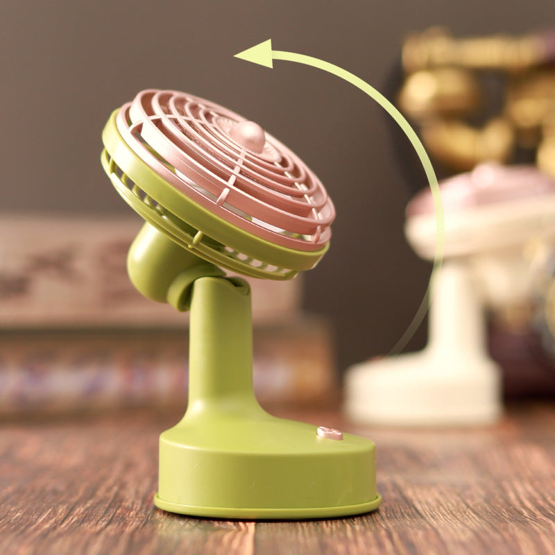 Unisex nan compact portable USB rechargeable mini desk fan with adjustable tilt Bowlift