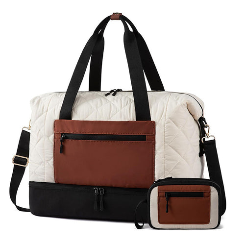 Multifunctional Travel Bag with Insulating Inner Compartment Bowlift