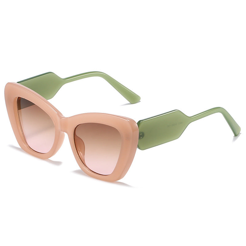 Fashion-Forward Geometric Frame Sunglasses Bowlift