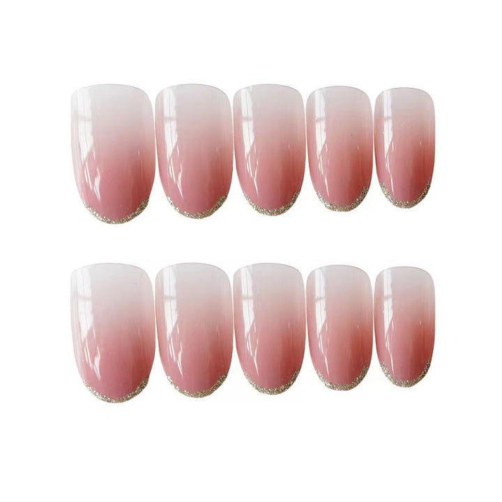 Elegant Ombre French Tip Nail Extensions Bowlift
