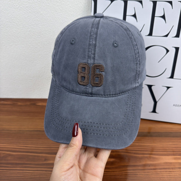 Men's Embroidered Casual Cotton Baseball Cap Bowlift