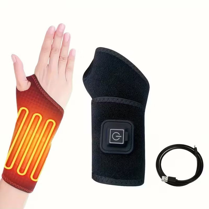 Adjustable Heated Wrist Brace Bowlift