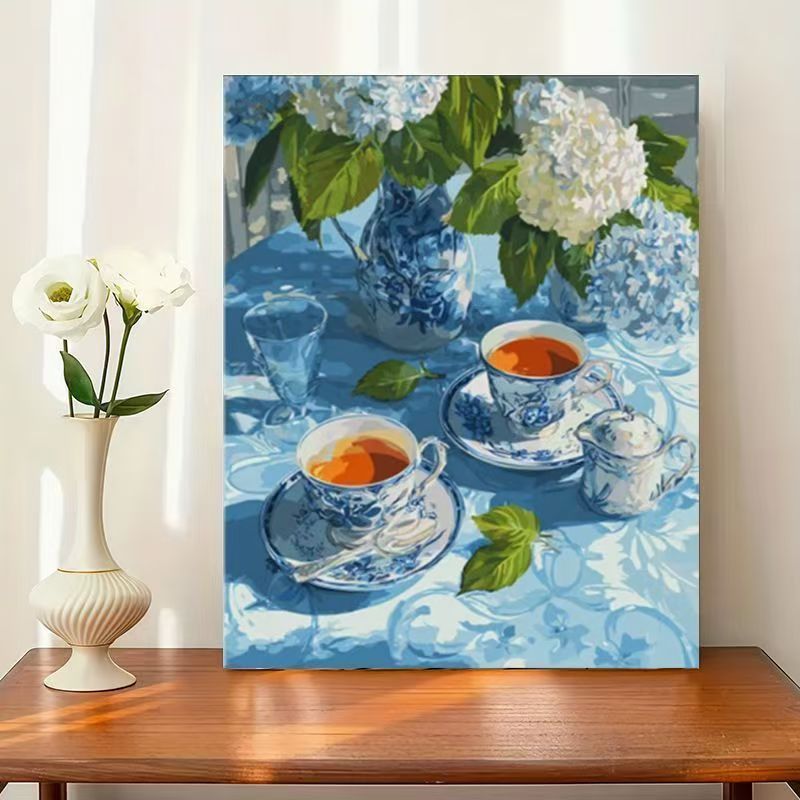 Floral Tea Time Wall Art Bowlift