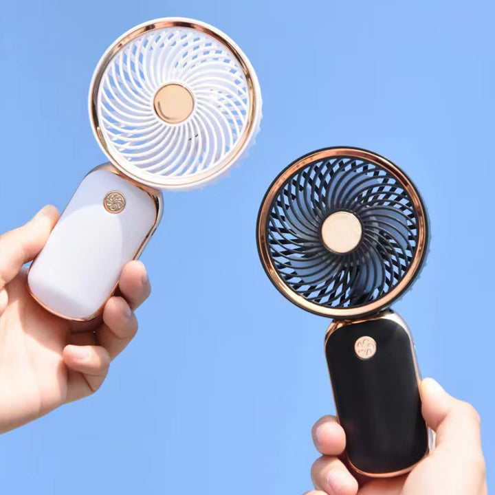 Women's Portable Mini Fan with Innovative Spiral Design Bowlift