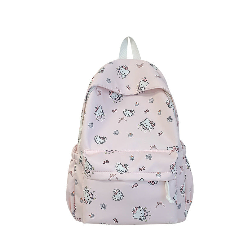 Cute Cartoon Character Print Backpack