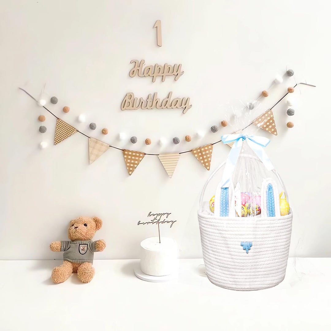 Playful Storage Basket in Rabbit Design Bowlift