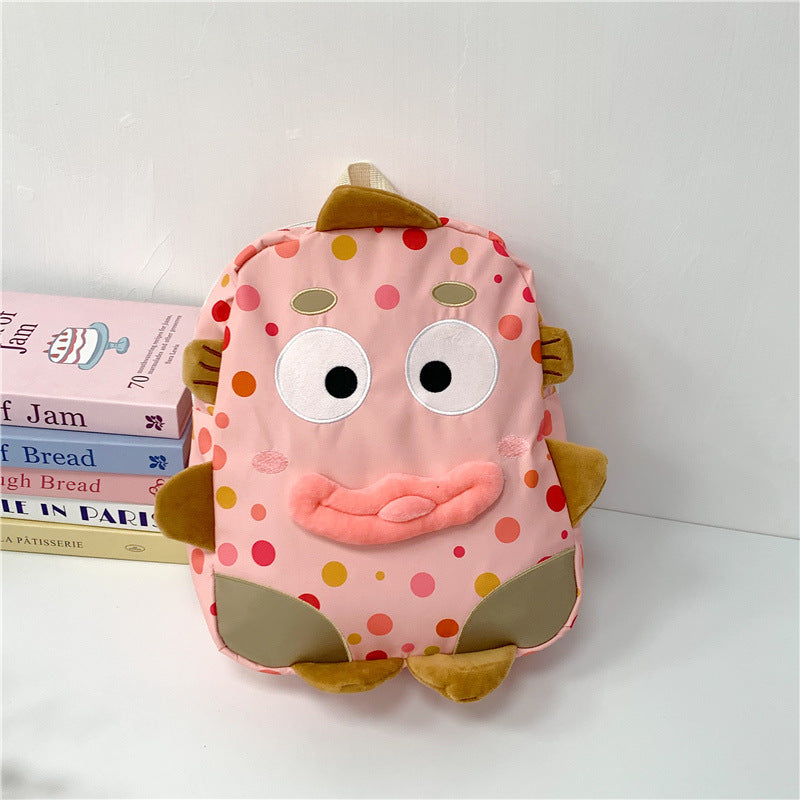 Cute Cartoon Character Plush Backpack