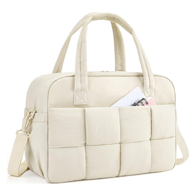 Multifunctional Travel Bag with Padded Interior and Removable Shoulder Straps Bowlift