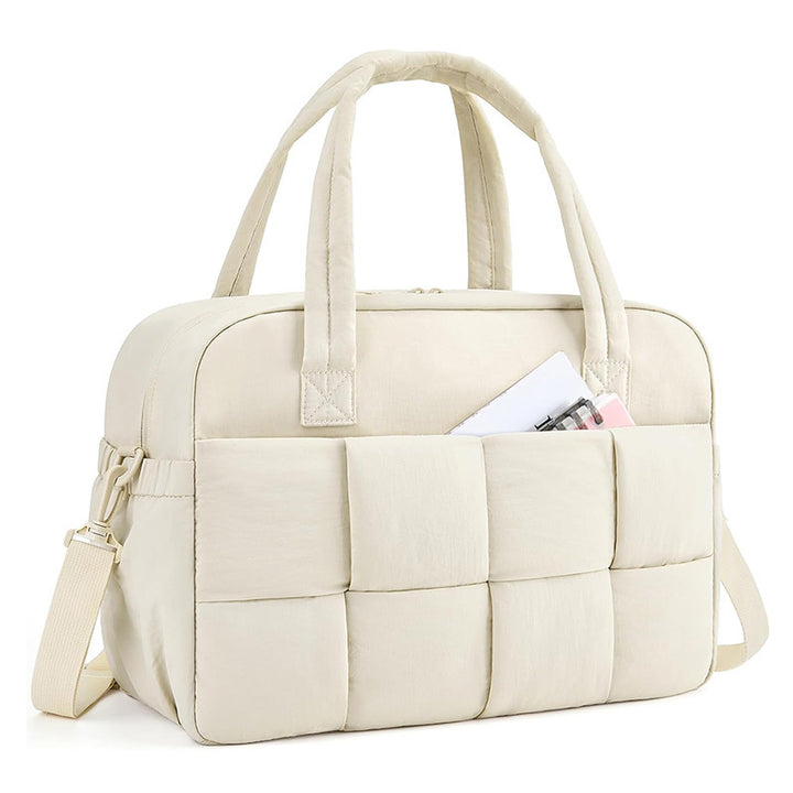 Multifunctional Travel Bag with Padded Interior and Removable Shoulder Straps Bowlift