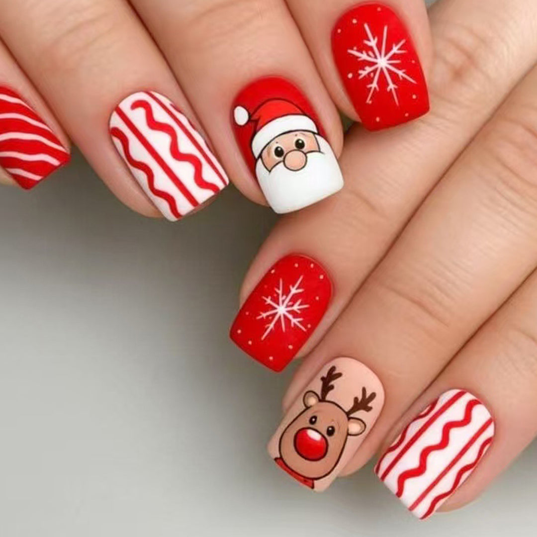Creative Christmas Art Nails with Festive Designs Bowlift