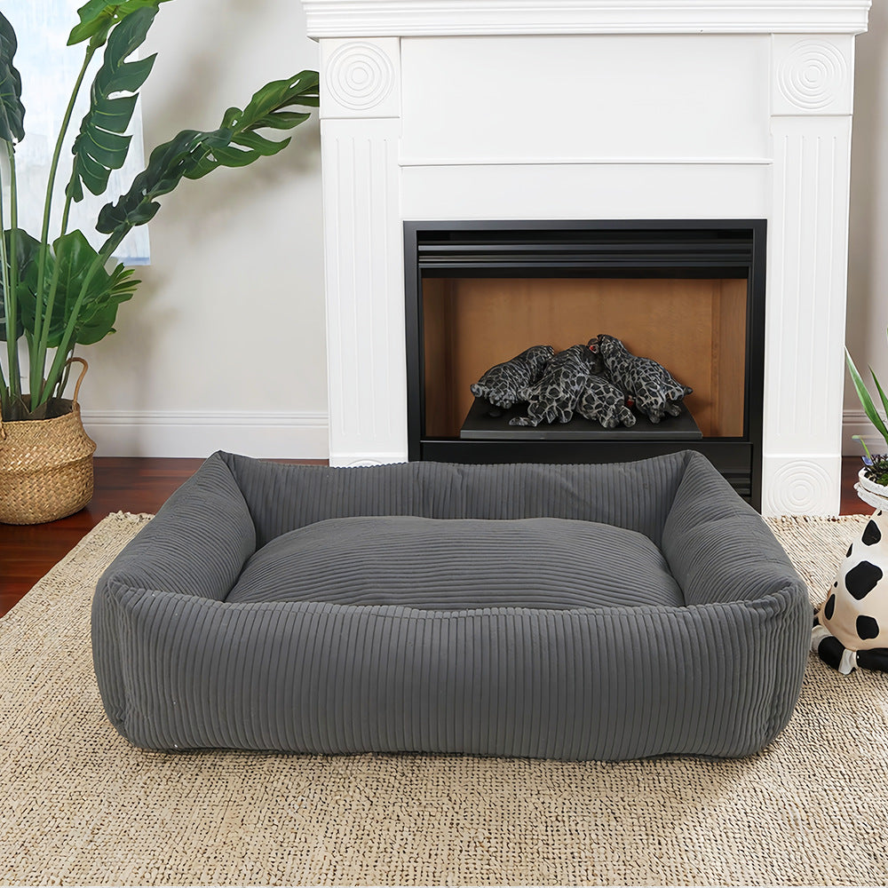 Deluxe Ribbed dog bed