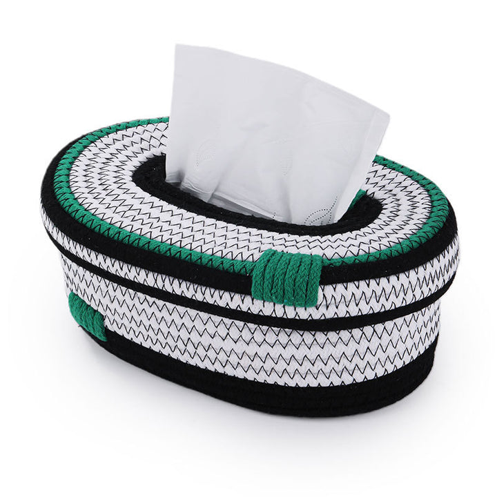 Elegant storage basket made of woven natural material Bowlift