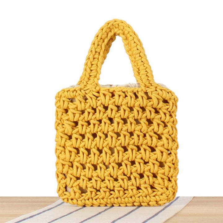 Handbag Made of High-Quality Macrame Bowlift