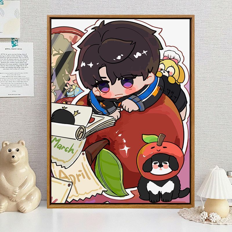 Cartoon-Themed Decorative Wall Art Bowlift