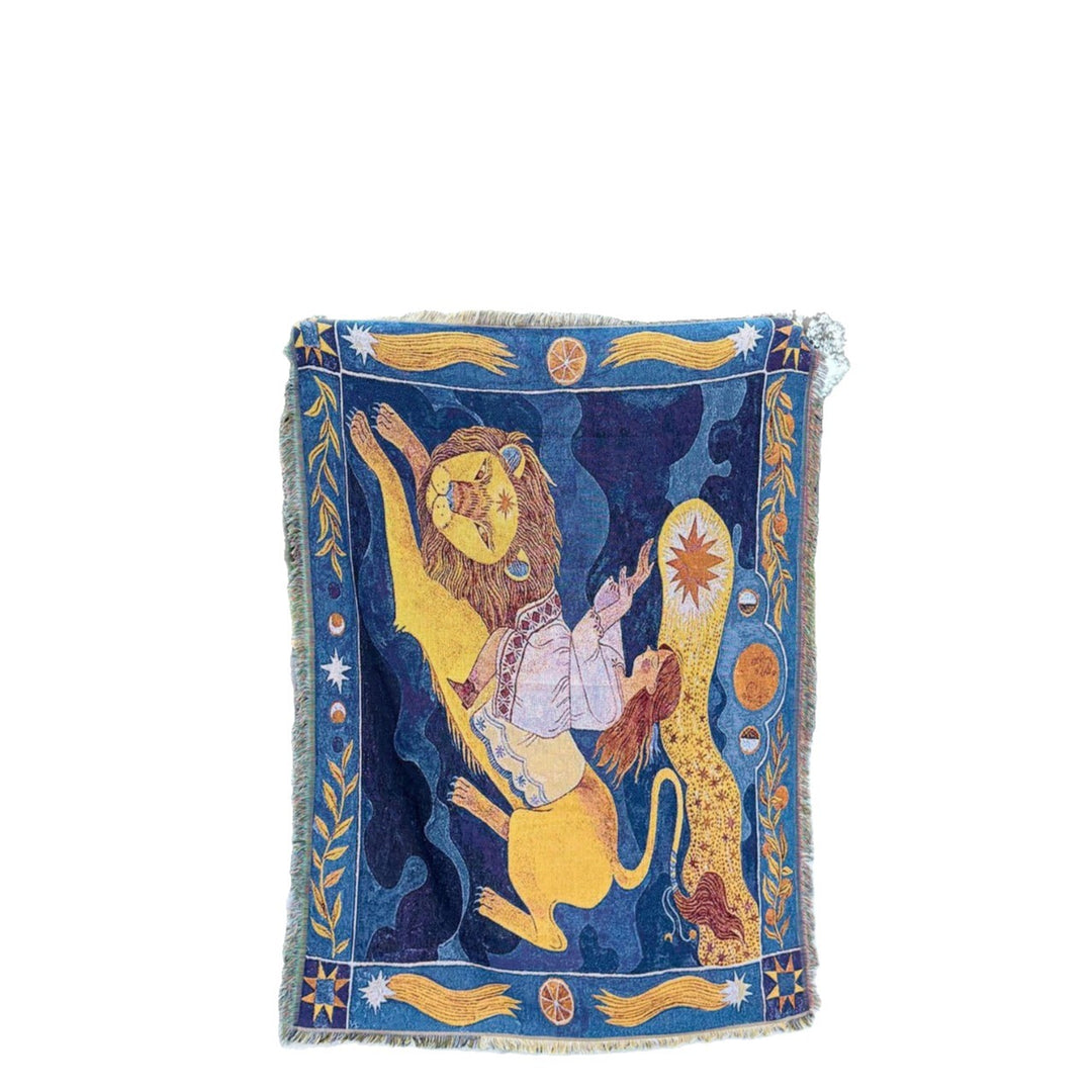 Artistic Mythical Scene Throw Blanket