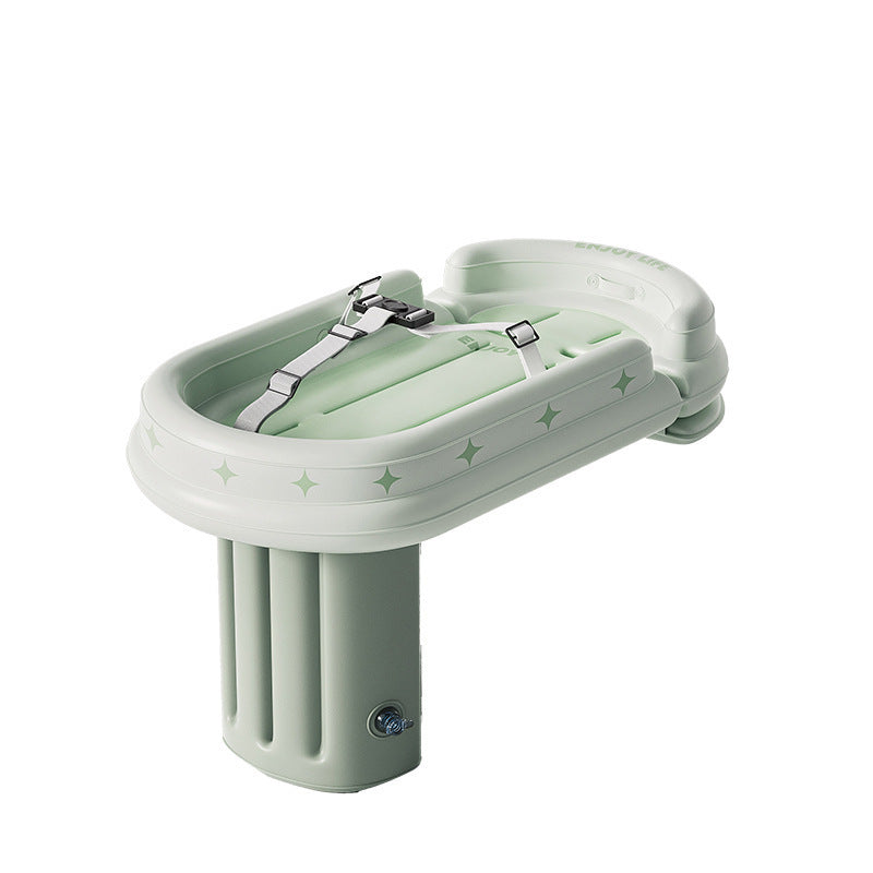 Women's Inflatable Bathtub with Safety Straps Bowlift