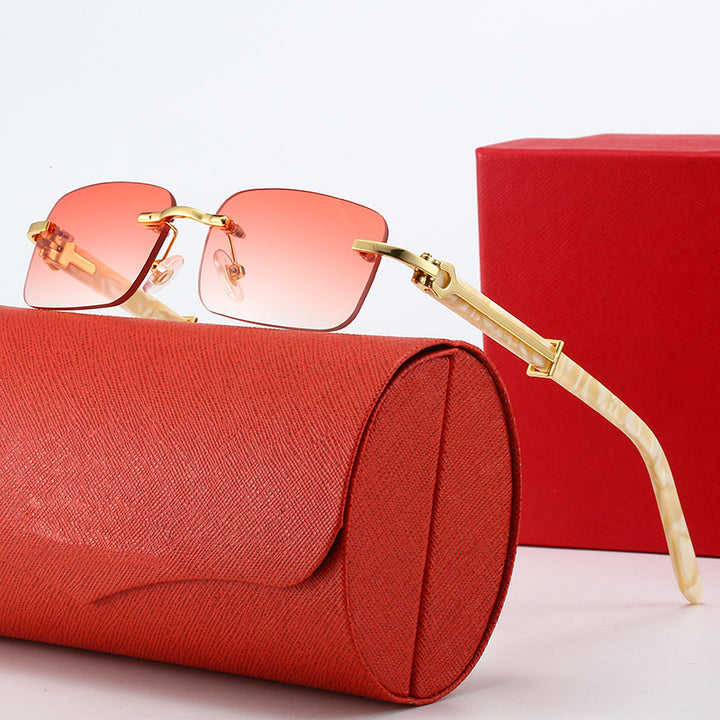 Women elegant Rectangular Glasses Bowlift
