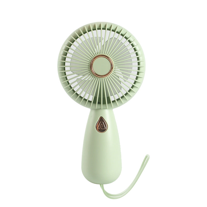 Women Portable Hand Fan with USB Charging Function and Ergonomic Grip Bowlift