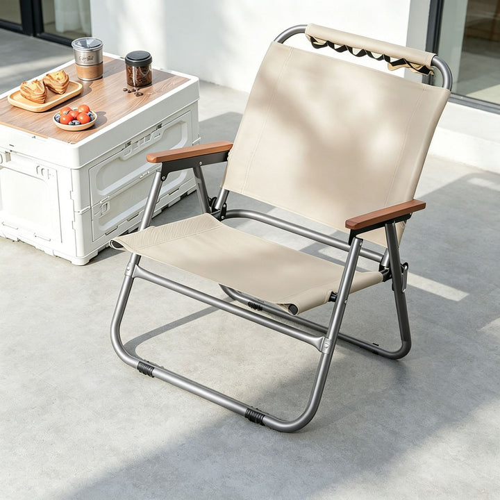 Women lightweight foldable camping chair Bowlift