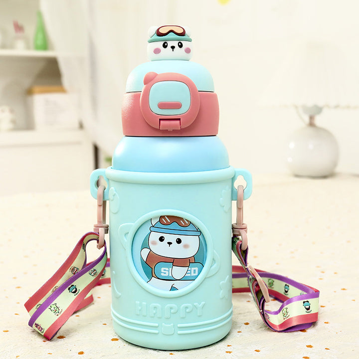 Insulated Water Bottle with Integrated Carrying System Bowlift