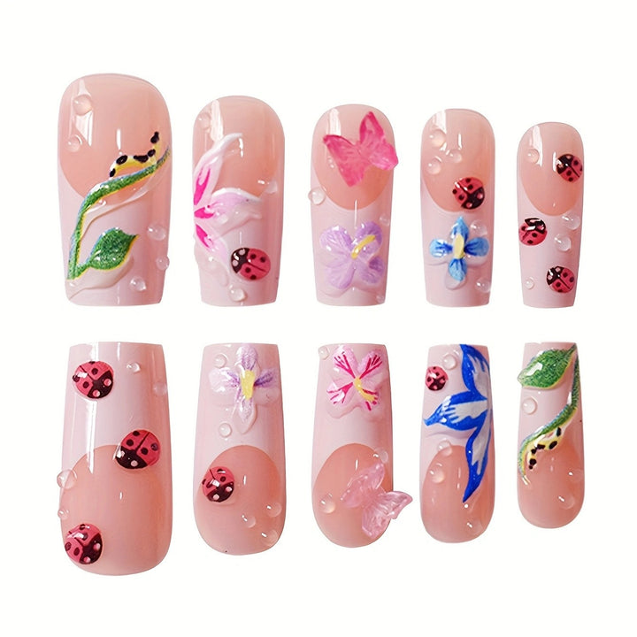 Decorative Press-On Nail Enhancements Bowlift