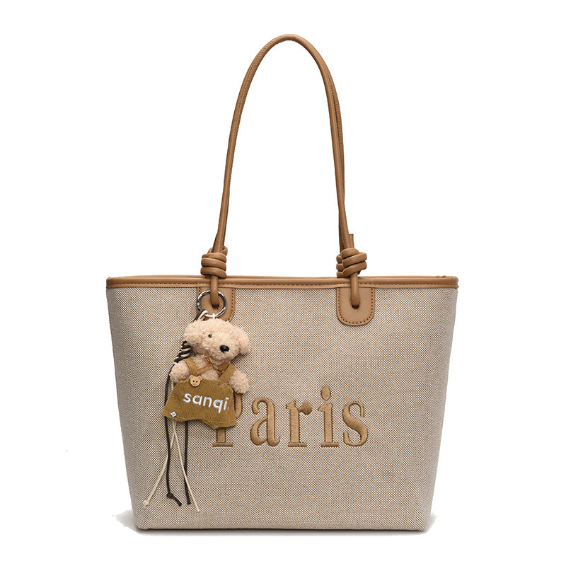 Elegant Paris Themed Tote Bag Bowlift