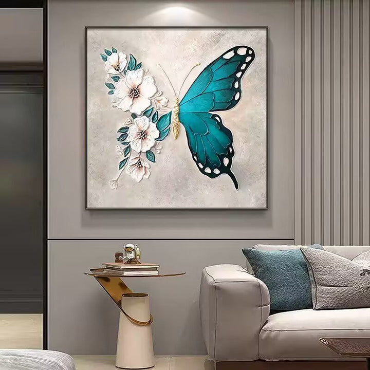 3D Butterfly Floral Wall Art