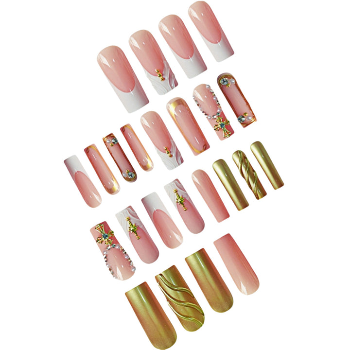 Ornate Press-On Nail Extensions Bowlift