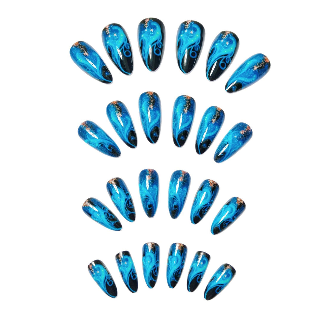 Celestial Swirl Nail Art Bowlift