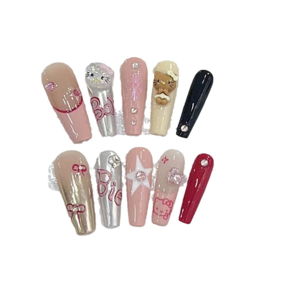 Cute Cartoon Nail Art Set Bowlift