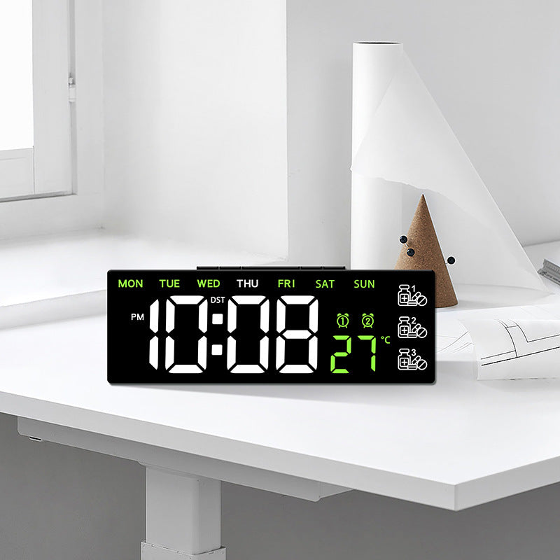 Digital multifunctional alarm clock with weather station and alarm functions Bowlift