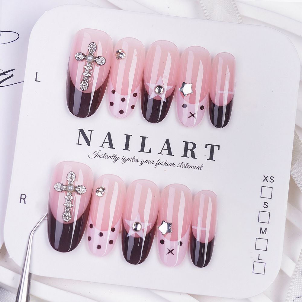 Creative Thematic Press-On Nail Set Bowlift