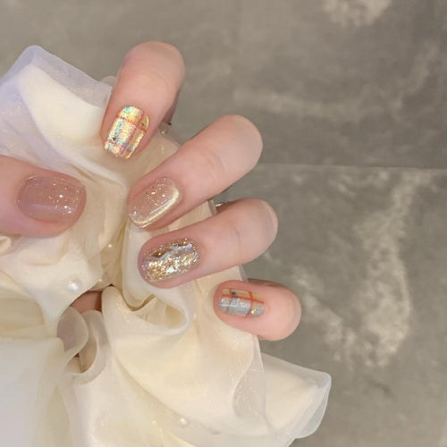 Creative Glitter Nail Tips Bowlift
