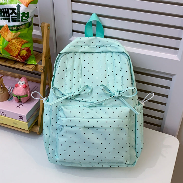 Polka Dot Laptop Backpack