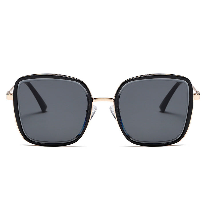 Women's Premium Sunglasses with Square Frame and Mirrored Lenses Bowlift