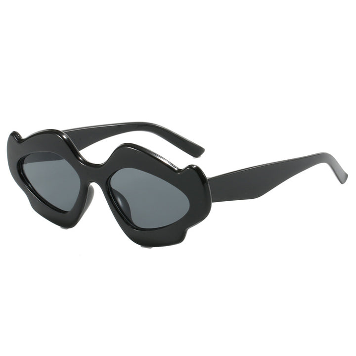 Women's Creative Oversized Sunglasses in Contemporary Design Bowlift