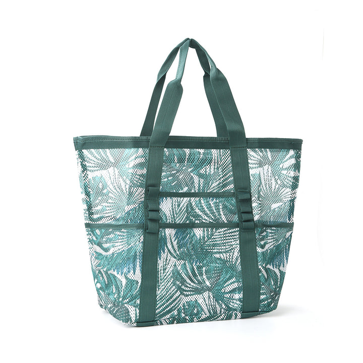 Practical Beach Bag in Airy Mesh Design Bowlift