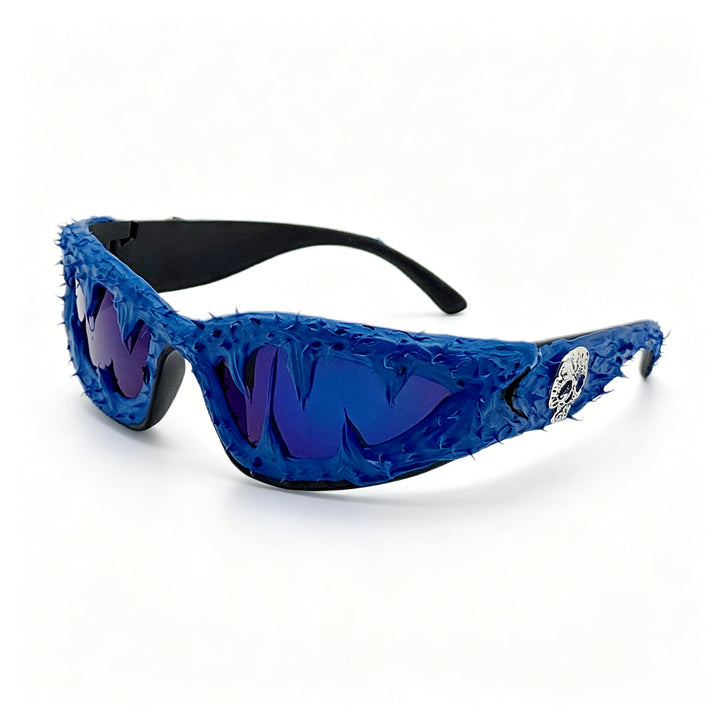 Ladies creative fashion sunglasses with unique spikes and skull design Bowlift