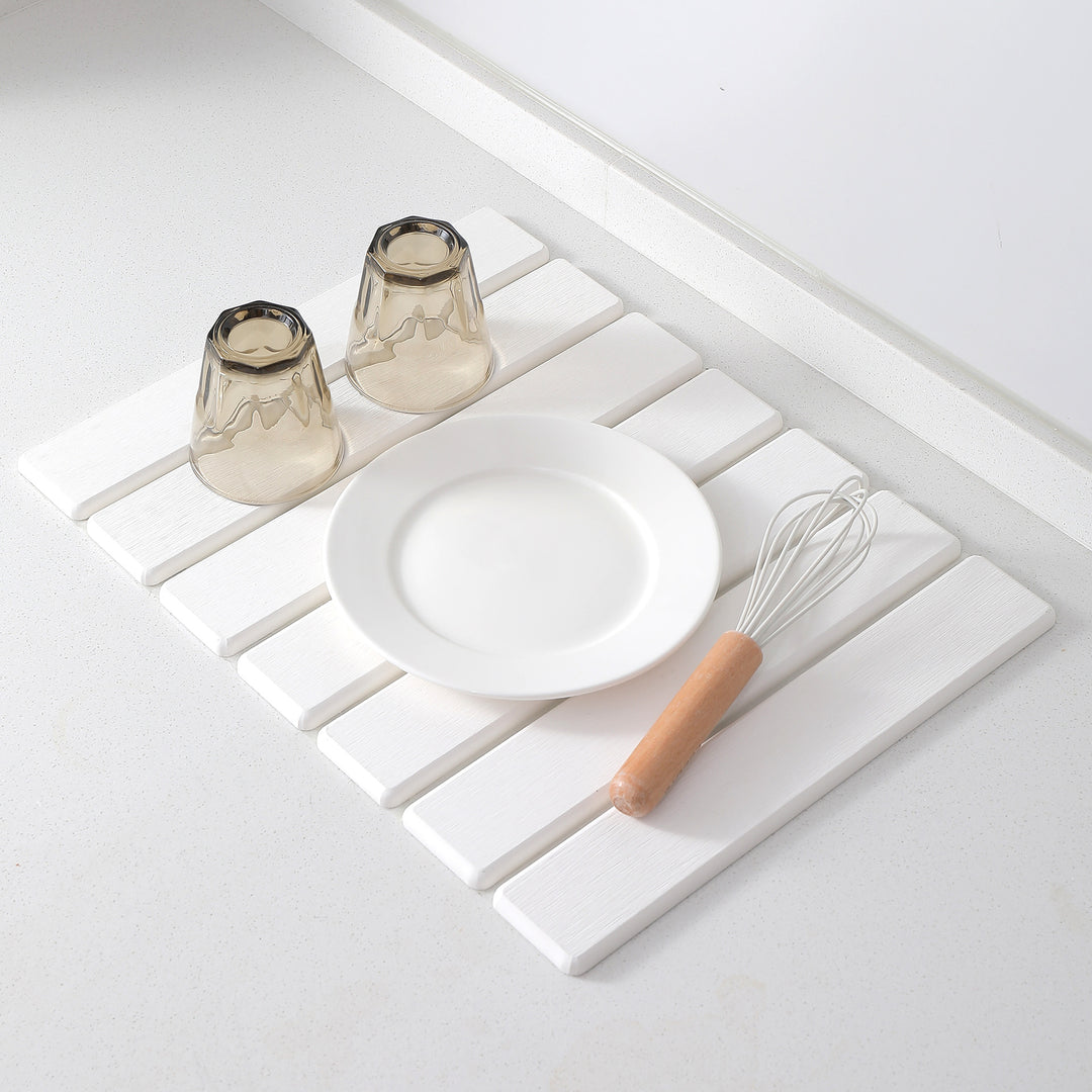 Marble Pattern Kitchen Draining Mat