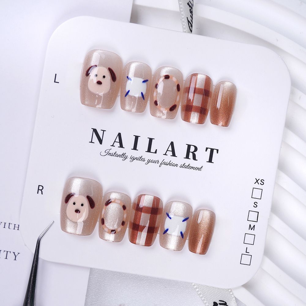 Creative Thematic Press-On Nail Set Bowlift