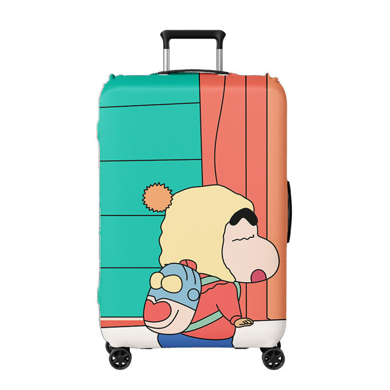 Women's hard shell suitcase with exciting travel motif Bowlift