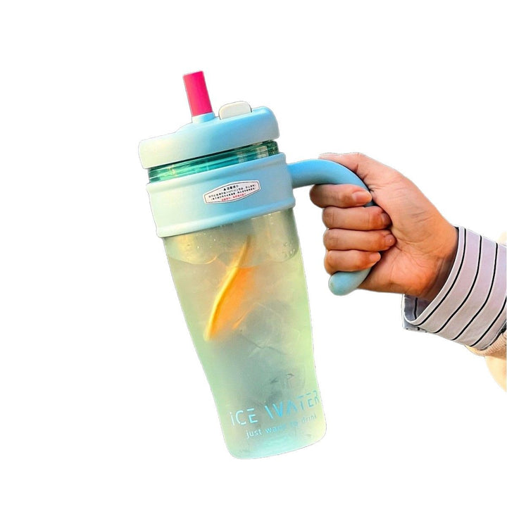 Women's Multifunctional Coffee Mug with Straw Bowlift